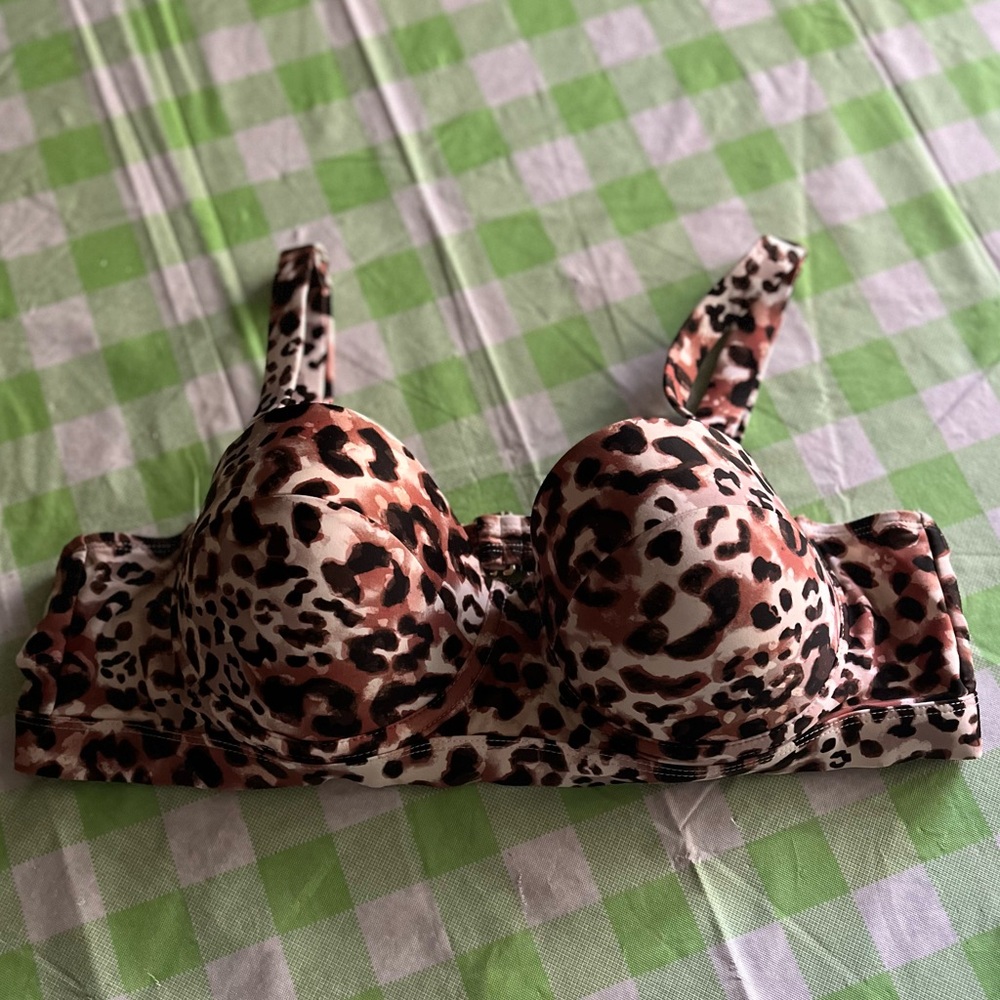 Cheetah Print Swimming Suit Top